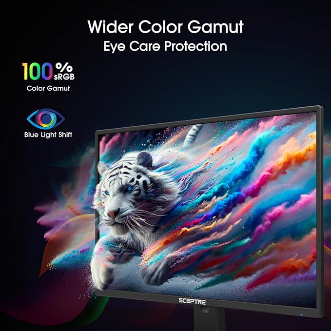Sceptre Nw 27-inch 100Hz Gaming Monitor HDMI x2 VGA Build-in Speakers, Machine Black 2025