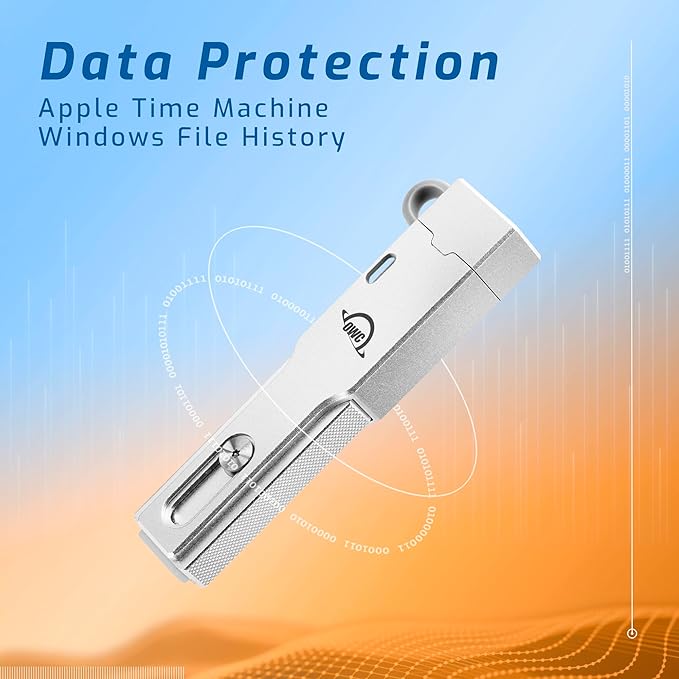 OWC Other World Computing - OWCENVPMCA05 500GB Envoy Pro mini USB-C and USB-A (10Gb/s) Portable NVMe SSD - Up to