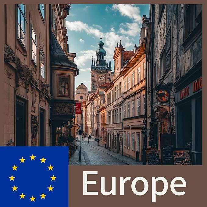 eSIM for Europe Travel,1GB Data/Daily 10 Days at 4G/5G speeds,Data Only eSIM,Use Europe eSIM in UK & 30+ Countries in The EU