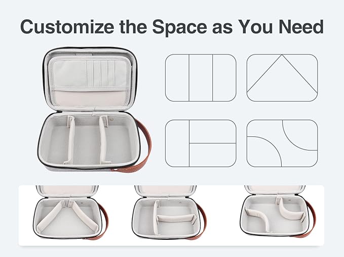 Luxtude Electronic Organizer Travel Case, Tech Organizer Travel Case