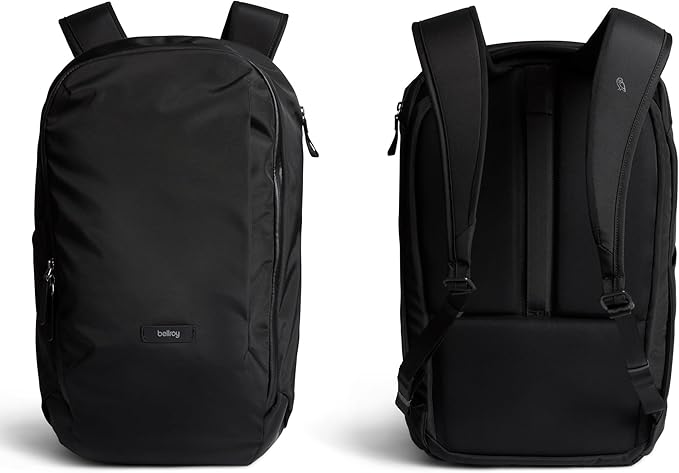 Bellroy Transit Workpack Second Edition (20 liters, laptops up to 16”, tech accessories, gym gear, shoes, water bottle, daily essentials) - Black