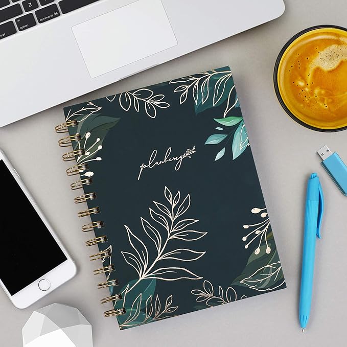 PLANBERRY Password Book Premium – Alphabetized Internet Address Organizer with A-Z Tabs – Website & Computer Password Keeper with Alphabetical Tabs – 6.2x7.7″, Hardcover (Green Pastures)