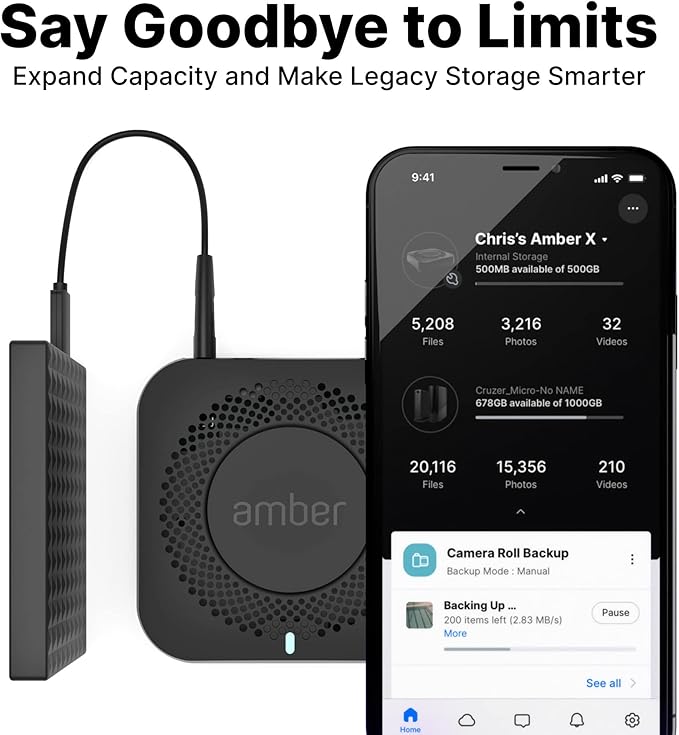 Smart Personal Cloud Storage Device Data and Media Files, Built-in 1TB High-Speed SSD with USB Storage, Plex and Home Assistant/iOS/Android/Windows/Mac Compatible