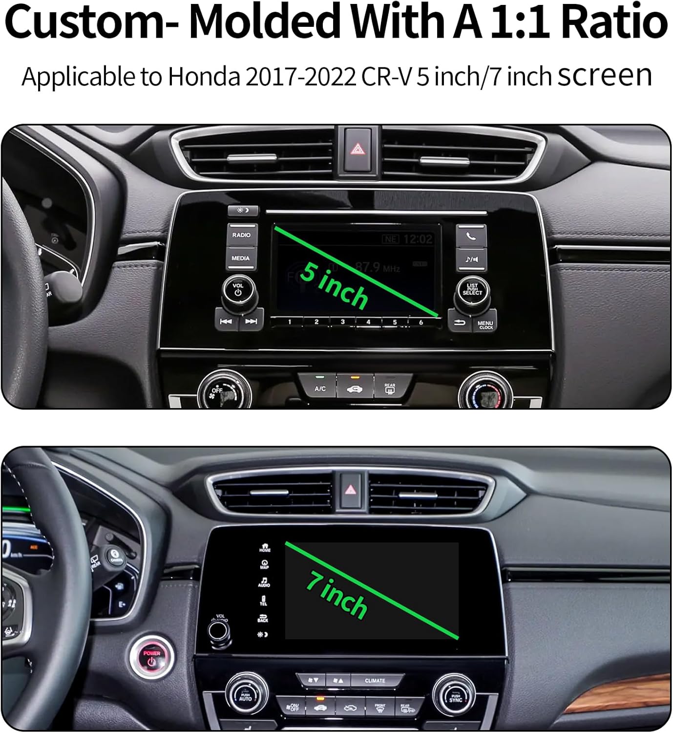 MaserWeller Car Phone Holder for Honda CRV CR-V 2017-2022 Accessories Screen Fixed Clip, 360° Rotation Phone Mount Compatible with MagSafe, Cell Phone Holder Does Not Affect Air Vent