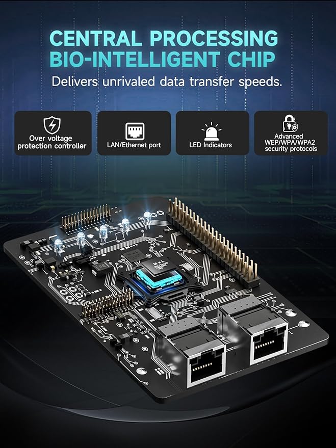 2026 New WiFi Extender Signal Booster for Home, Long Range WiFi Repeater Wireless Routers Signal Amplifier, Mesh WiFi 15X Faster Access Point with Ethernet Port, Easy Setup, 5 Working Mode