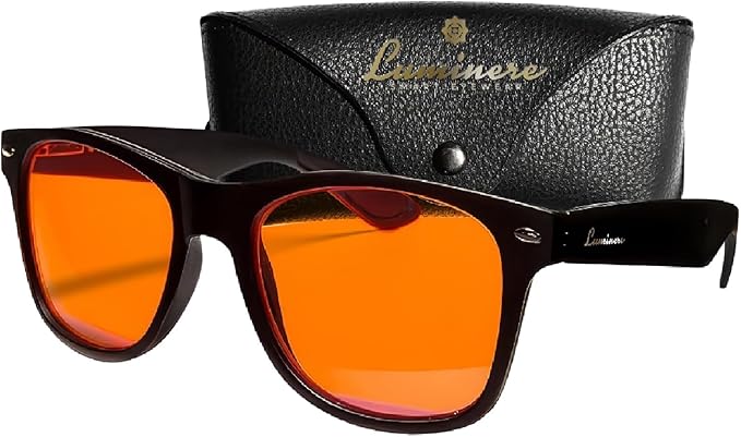 Luminere Blue Light Blocking Glasses – Anti Blue Light - Men & Women, Eye Strain Relief, Sleep & Gaming Glasses for Computer