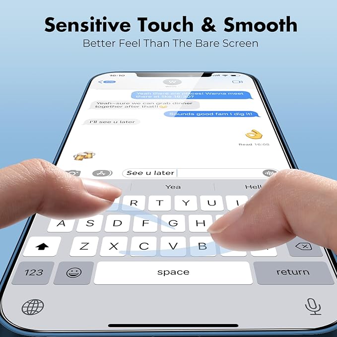 UNBREAKcable 3-Pack Screen Protector for iPhone 12 / iPhone 12 Pro, Double Shatterproof Tempered Glass [Easy Installation] [9H Hardness] [99.99% HD Clear] [Case Friendly] for iPhone 6.1 inch