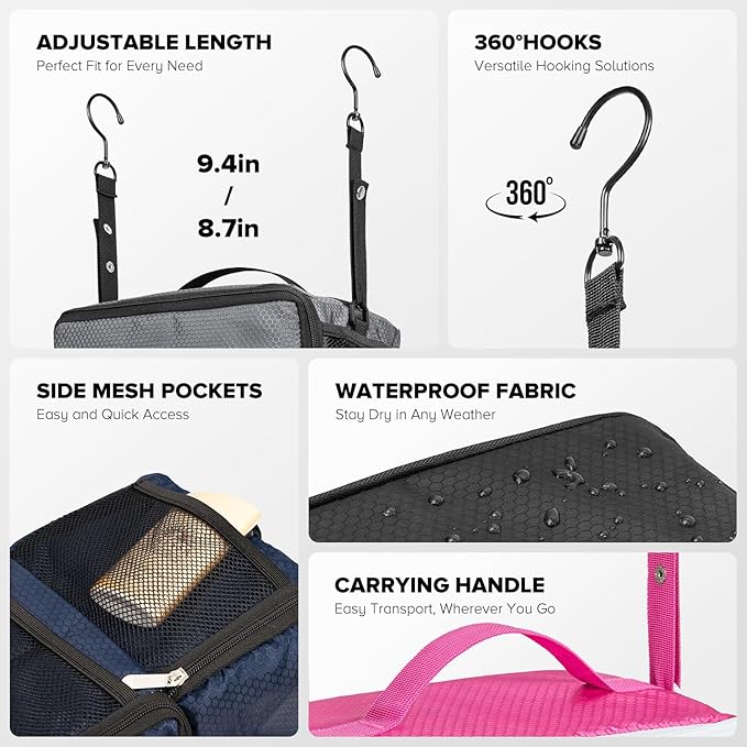 Suitcase Organizer, Travel Luggage Organizer Hanging Shelves Packing Cube Closet/Collapsible Portable Travel Organizer for Carry-on