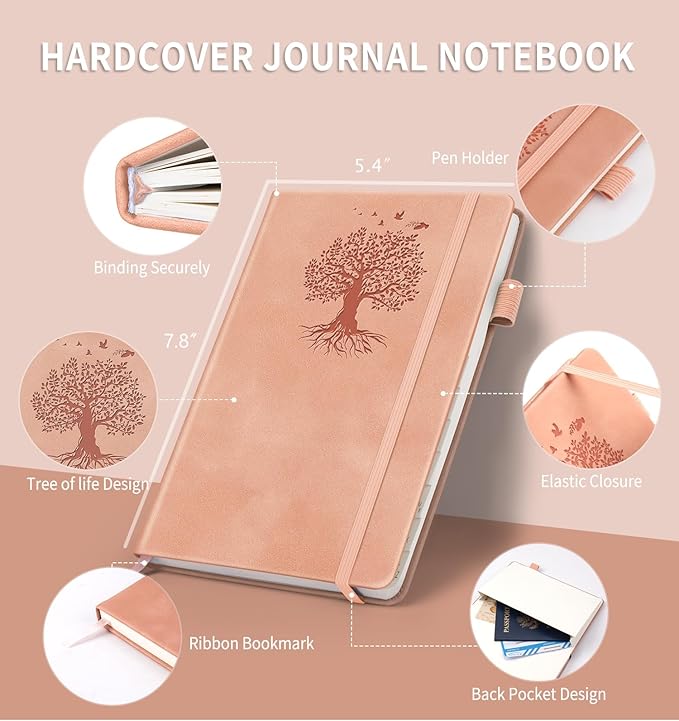 Password Book with Alphabetical Tabs, 5.4"x7.8"Password Keeper Book, 160 Pages/100GSM Hardcover Notebook, Password Organizer for Internet Website Address Login