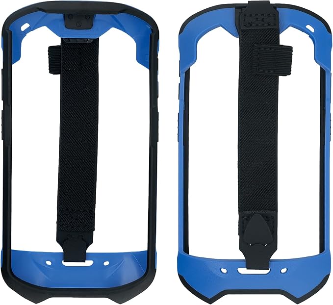 IYOUBOL Protective Cover Bumper Case Rugged Boot with Hand Strap for Zebra TC51 TC510K TC52 TC56 TC57 (Blue)