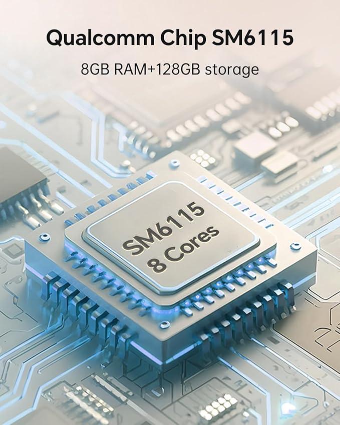 KTC 25 Inch Portable TV - Smart Touch Screen with Google Play, Android 14, Qualcomm 8G RAM+128G Storage, 1080P Smart Handy TV with 8MP Camera and Battery, Touchscreen Monitor for Camping, Bathroom