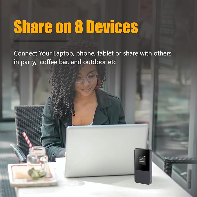 Global Travel Mobile Hotspot Device 4G Pocket Router No Roaming fee Built-in SIM Card No Contract 150 Countries Travel Portable WiFi Hotspot 500GB for USA