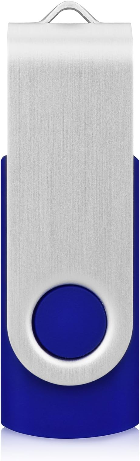 KEXIN 8GB Flash Drive 10 Pack USB Thumb Drive Memory Stick (USB 2.0, Blue)