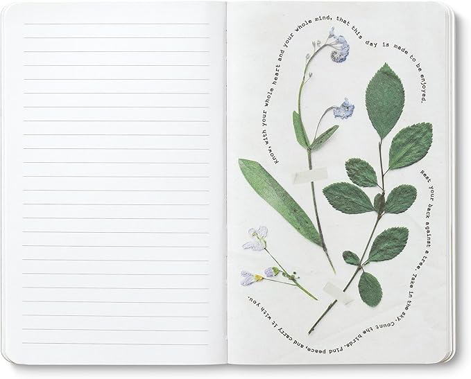 Compendium Softcover Journal – More Simplicity, More Ease, More Softness, More Light – A Write Now Journal with 128 Lined Pages, 5" W x 8" H