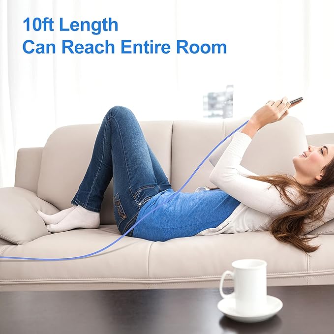 Durcord USB C Charger Cable, Upgarded 2Pack 10ft Fast Charging 10 Feet USB Type C Charging Cord Cable, 10 Foot Type C Charger Braided USB Cable Compatible with iPhone 15/Pro/Plust/Max-Blue