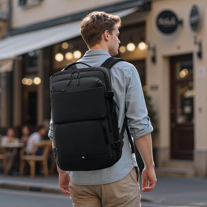 Carry On Travel Backpack, 35L-40L Expandable Extra Large Airline Approved,Lightweight Daypack for Men and Women