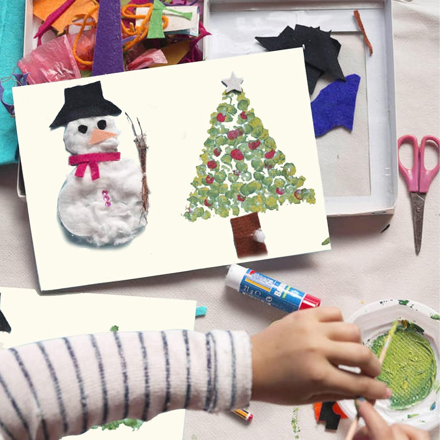 100 Sheets Cream Cardstock 8.5 x 11 Ivory Paper, Goefun Off White Card Stock Printer Paper for Cards Making, Office Printing, Certificate