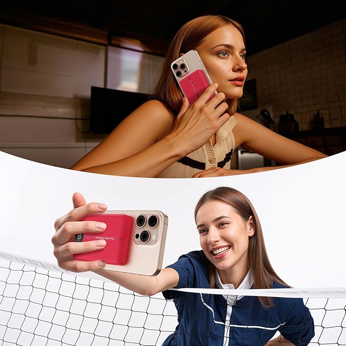 Magnetic Portable Charger, 16800mAh Wireless Power Bank, with 20W USB-C Fast Charging and LED Digital Display Magnetic Battery Pack, Compatible with iPhone 16/15/14/13/12 Full Series (2025)