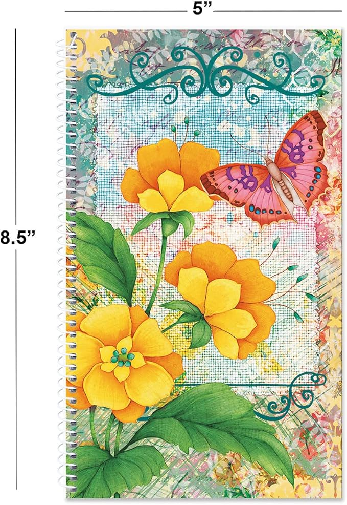 Current Joy Hall Password & PIN Keeper Book, 94 Pages, 5” x 8.5” Size Spiral Bound, Soft Cover Internet Organizer for Offline Website, Login, & Username Storage