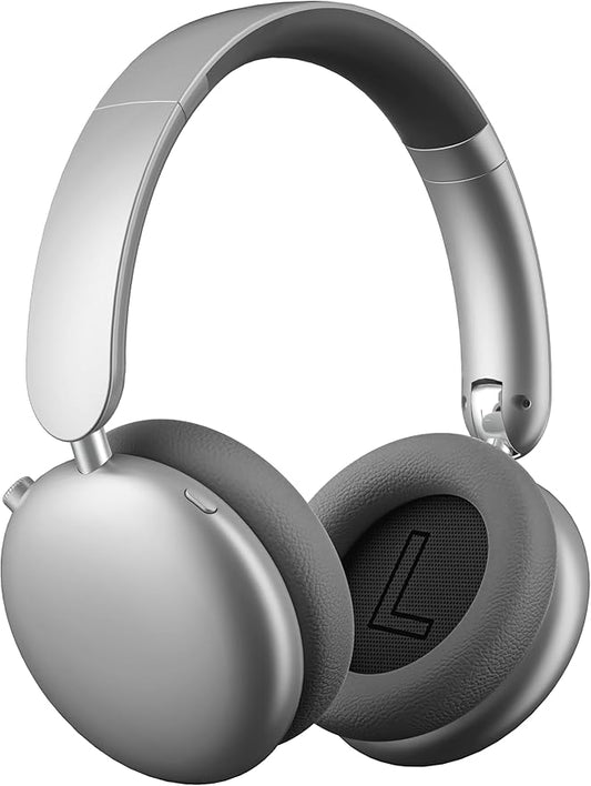 Wentronic Y06 Noise Cancelling Headphones,58H Playtime and 5 EQ Music Modes Wireless Over Ear Bluetooth Headphones with Microphone,Lossless Audio,Multipoint Connection,Foldable,Lightweight,Space Grey