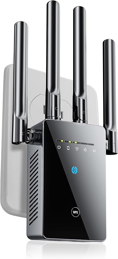2026 WiFi Extender Signal Booster, Internet WiFi Booster Cover up to 14770 sq.ft for Home, New Gen 6X Faster Wireless WiFi Repeater w/Ethernet Port, Easy Setup WiFi Range Extender Works with Router
