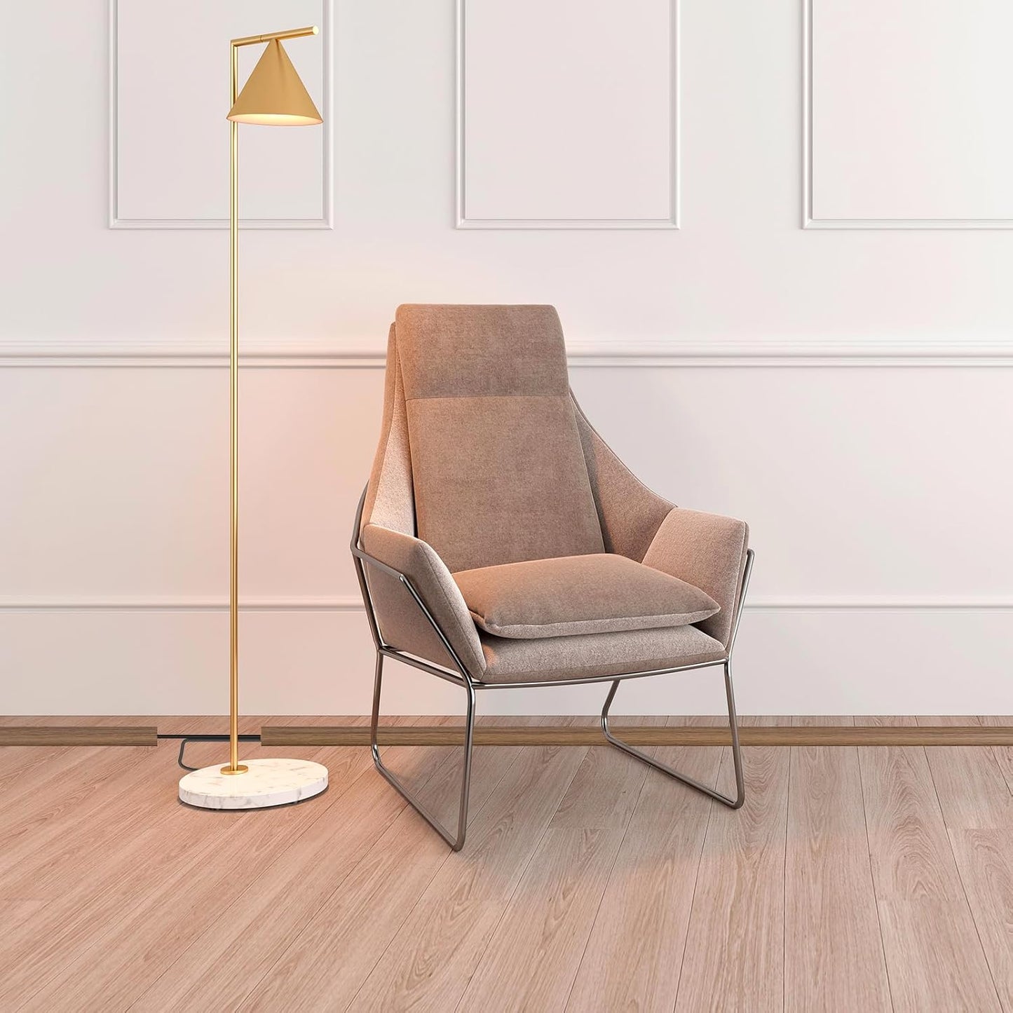 Floor Cord Cover Cable Cavity Self Adhesive Cord Hider Floor 3.3FT Floor Cable Management Power Cord Protector Floor Electric Cord Covers for Offices, Gym, Exhibitions (Misty Brown Wood, 1.18" x 3.3')