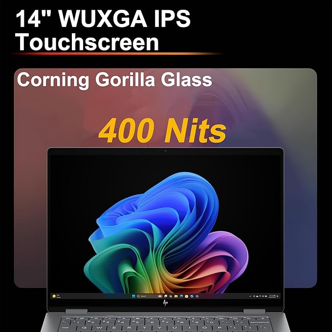 HP OmniBook X Flip 2-in-1 Laptop 14" WUXGA IPS Touch (400nits) AMD 6-core Ryzen AI 5 340 (Up to 50 Tops) 16GB RAM 1TB SSD for Creator Designer Business Professional Win11Pro ICP Hub/Copilot+ AI PC