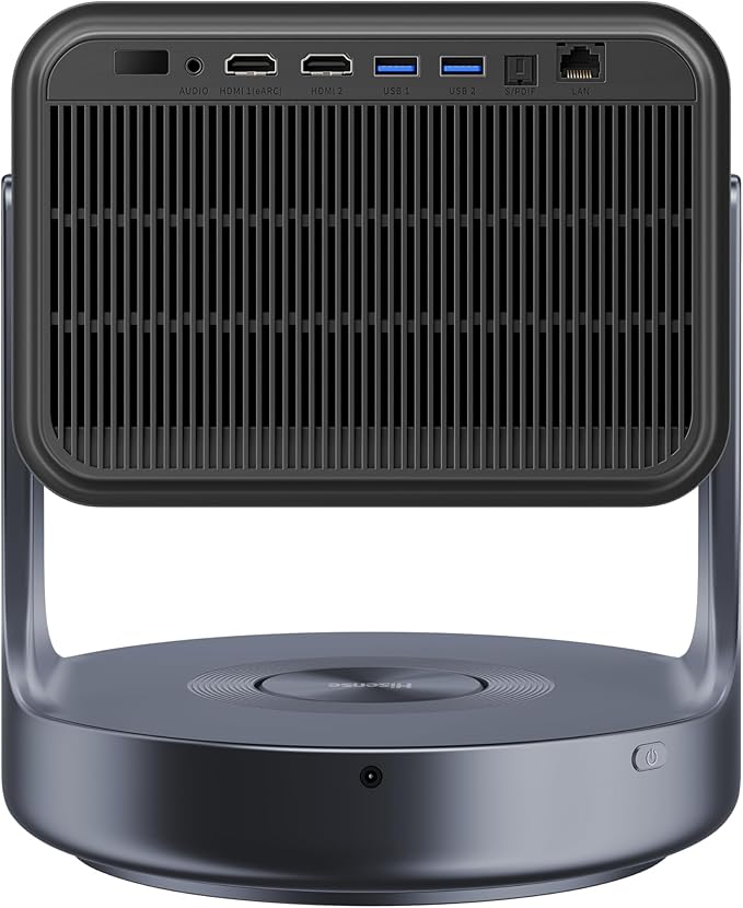 Hisense C2 Ultra, Triple Laser Smart Portable Projector, 4K UHD, 3,000 Lumens, 65” – 300”, Dolby Vision, IMAX Enhanced, Sound by JBL, Netflix Included, Designed for Xbox, Optical Zoom