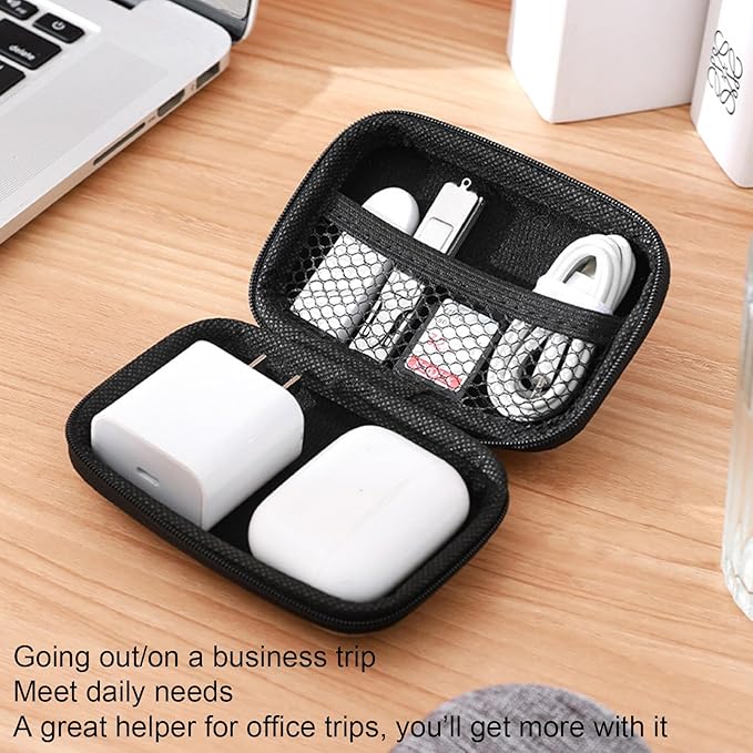 Electronic Travel Bag | Cable Organizer Solid Color Electronic Organizer,Travel Digital Accessories Storage Bag Waterproof Bags for Keeping Tech Cables