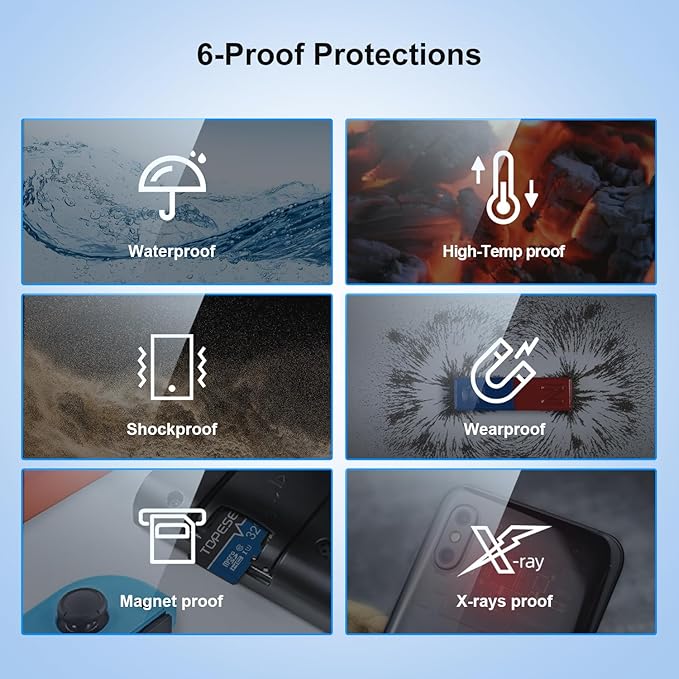 TOPESEL 10-Pack 32GB Micro SD Card Class 10 Micro-SDXC Memory Card UHS-I, High Speed Flash TF Card for Security Camera/Smartphone/Drone/Dash Cam/Tablet/PC, C10, U1, 32GB 10Pack