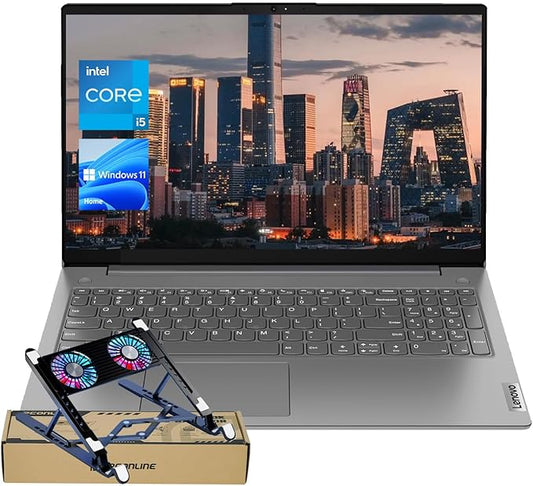 Lenovo V15 G4 Laptop, 15.6’’ FHD Display, Intel Core i5-13420H (Beat i5-1235U), 40GB RAM, 2TB SSD, Business & Student Laptop for Office, School, Home Use, Win 11 Home, Grey, with PCO Laptop Cooler