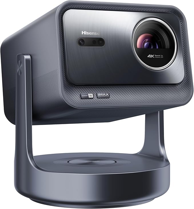 Hisense C2 Ultra, Triple Laser Smart Portable Projector, 4K UHD, 3,000 Lumens, 65” – 300”, Dolby Vision, IMAX Enhanced, Sound by JBL, Netflix Included, Designed for Xbox, Optical Zoom