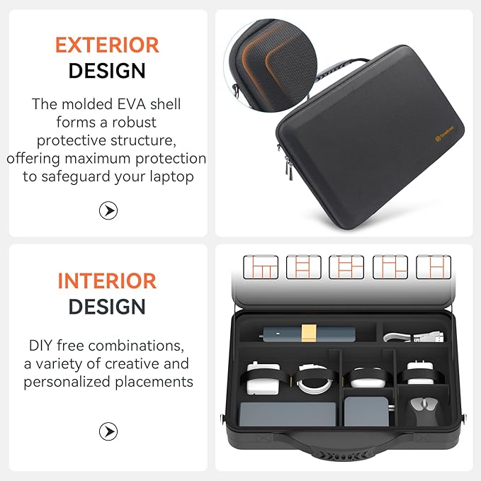 Smatree MobileBase Laptop Shoulder Case with Stand for 15.6 inch ASUS P1512,for ExpertBook P1/B1/B2 Flip,for Chromebook Flip CM5, Vivobook Pro 15/15X/S15/Copilot+PC, Zenbook Pro 15/Duo 15 OLED (A485S)