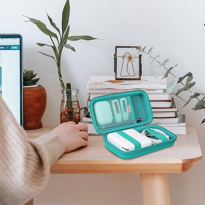 BOVKE Travel Cable Organizer Hard Protective Case