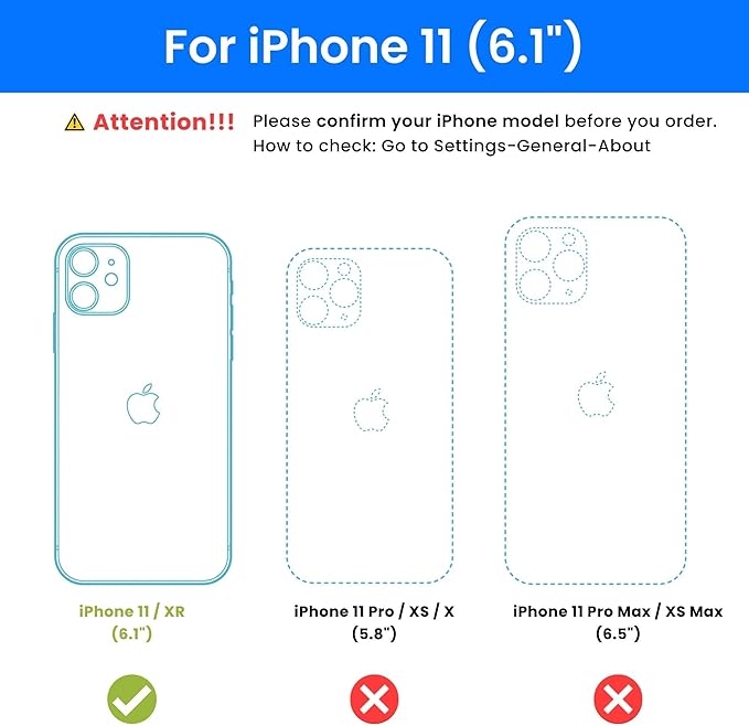 Ocushield Anti Blue Light Tempered Glass Screen Protector for iPhone XR | iPhone 11 6.1" - Protect Your Eyes, Reduce Migraines & Improve Sleep