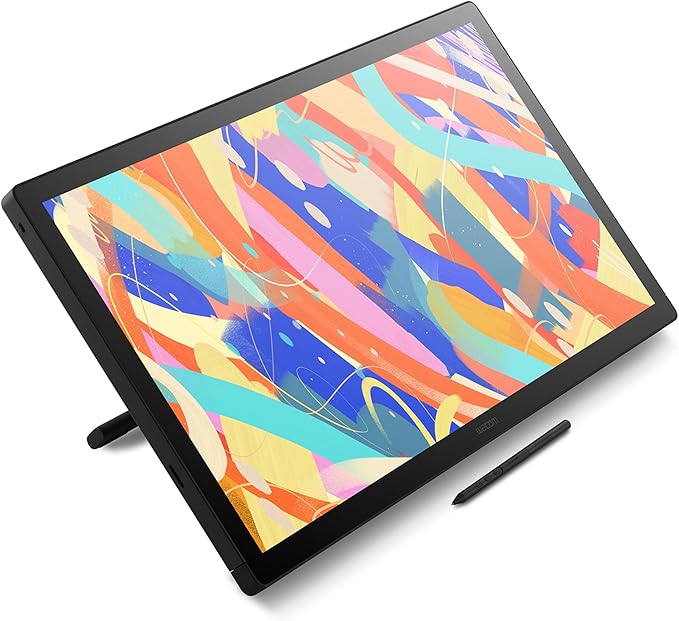 Wacom Cintiq 24 Drawing Tablet with Screen, 23.8" inch Display, Pro Pen 3 (Battery-Free), 100% sRGB Pen Display for Artists, Designers, Animation, Game Dev, Works with Mac, PC & Android