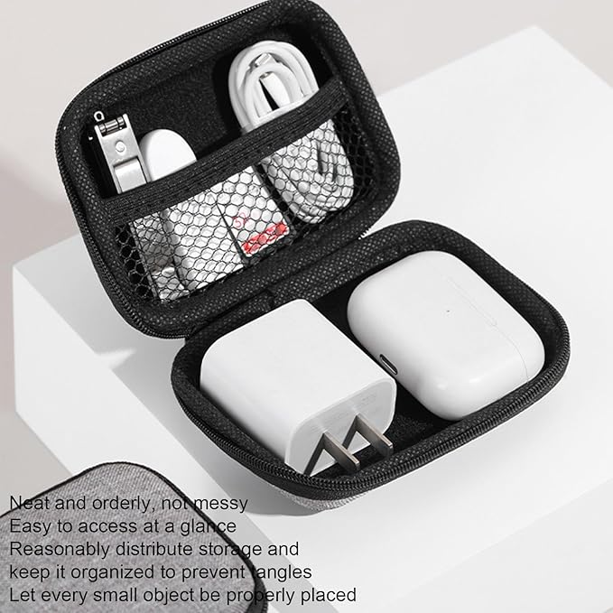 Electronic Storage Bag, Cable Organizer Pouch Electronic Accessories Carry Case, Multifunctional Travel Organizer Bags Travel Packing for Keeping Tech Accessories