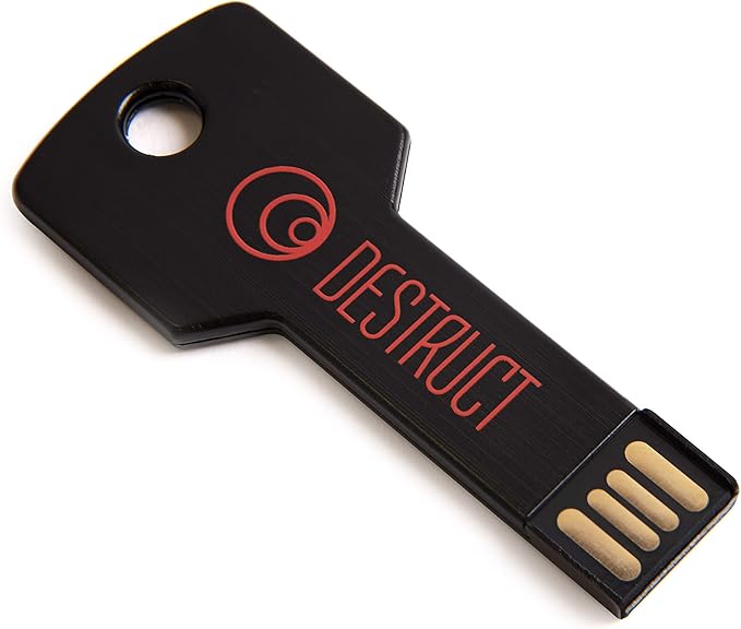 DESTRUCT USB Gadget - Military Grade Hard Drive Wiper - Permanently Erase All Data on PC and Laptops Before Selling