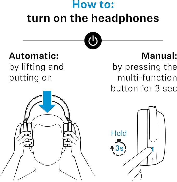 Sennheiser Consumer Audio Momentum 4 Wireless Headphones - Bluetooth Headset for Crystal-Clear Calls with Adaptive Noise Cancellation, 60h Battery Life, Lightweight Folding Design - Black/Copper