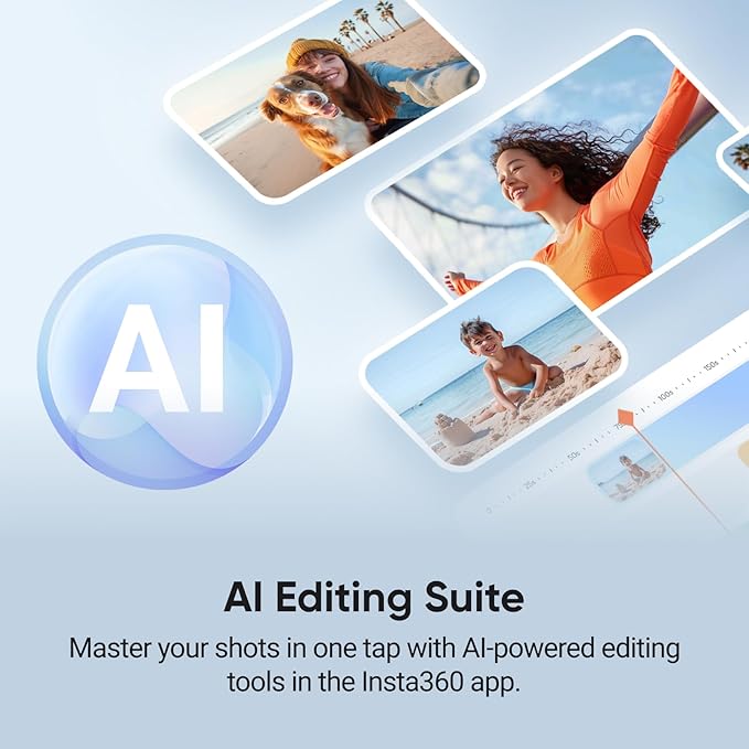 Insta360 Flow 2 Pro Ultimate AI Bundle – Foldable AI Phone Gimbal Stabilizer for iPhone/Android, Apple DockKit, MagSafe Mount, Multi-Person/Any App/360° Pan Tracking, Built-in Tripod/Selfie Stick