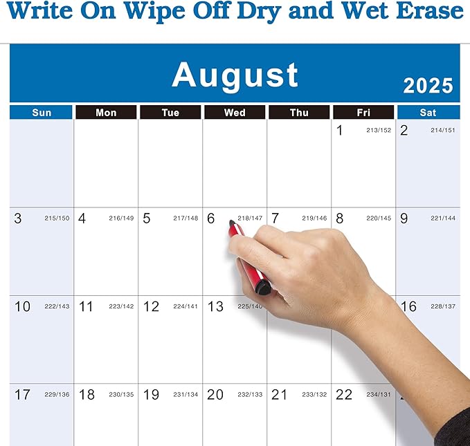 2025-2026 Yearly Wall Calendar - annual calendar 2025-2026, 2025-2026 Yearly Wall Calendar&Planner with Thick Paper, July 2025 - June 2026, X Large, 34.7" x 22.8", 2025-2026 Yearly Planner (2025-2026 Yearly Wall Calendar - Blue)