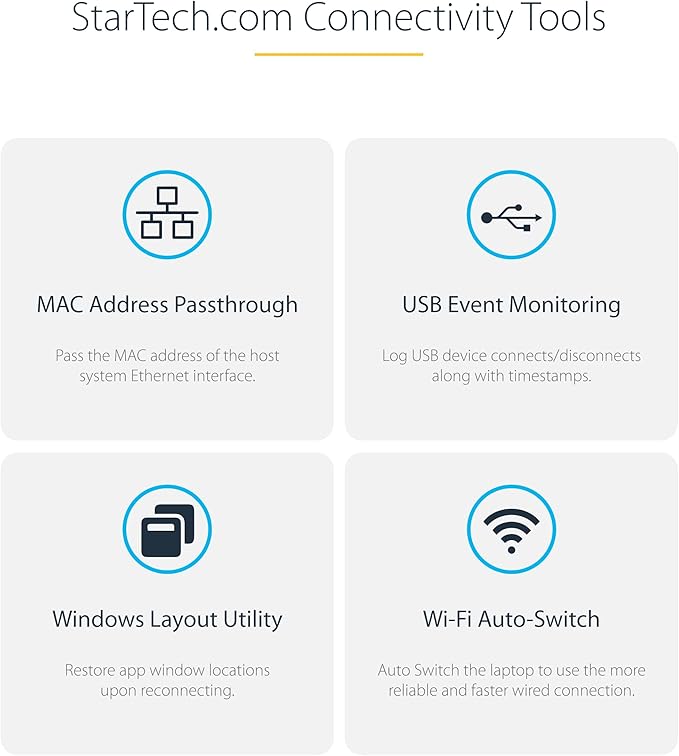 StarTech.com USB-C / USB-A Hybrid Docking Station for MacBook Pro / Air M1 M2 M3 M4 & Windows, Universal Triple 4K 60Hz HDMI DP Dock, Thunderbolt Compatible, 85W Laptop Charging - TAA