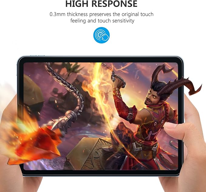 SPARIN 2 Pack Screen Protector Compatible with iPad Air 5/4 Generation 10.9 inch(2022/2020), iPad Pro 11 inch(2022/2021/2020/2018), Tempered Glass for iPad Air 5th/ Air 4th Case Compatible