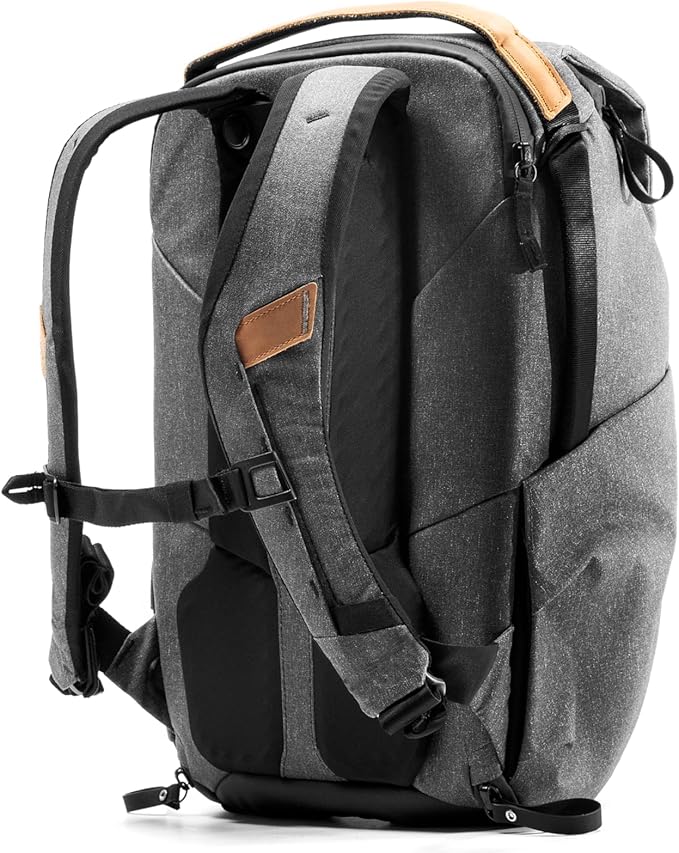 Peak Design Everyday Backpack 20L, Charcoal, MagLatch Top, Dual Side Access, FlexFold Dividers, Fits 15" Laptop, For Camera Carry, Daily Commutes or Travel, Versatile Backpack for Men and Women