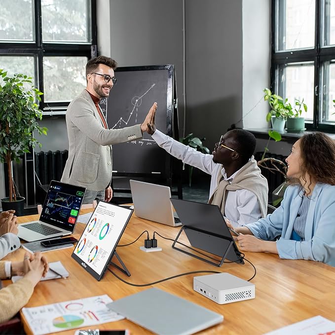 InnoView 16" 2K 240Hz Portable Monitor, 100% sRGB Portable Gaming Monitor Laptop Monitors Built-in Speakers 180° Adjustable Type-C HDMI IPS Eye Care External Second Screen for PS4 PS5 Switch Xbox PC