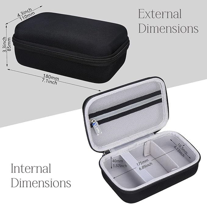 Travel Router Case for GL SFT1200(Opal)/ MT3000/ MT1300/ A1300 Secure Wireless Travel WiFi Router (Case Only) (Black)