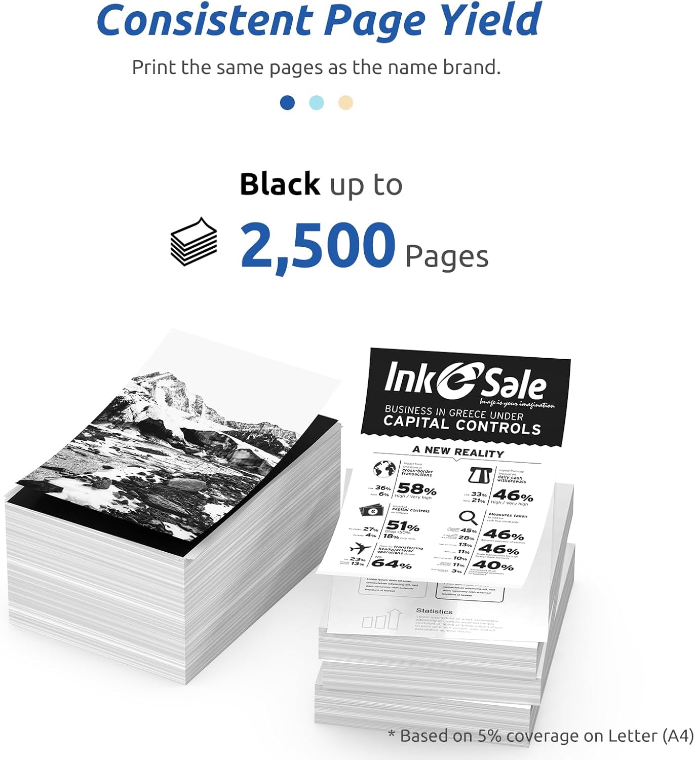 INK E-SALE 134X 134A High-Yield Toner Cartridge Replacement for HP 134X 134A W1340A W1340X Black Toner Cartridge for HP Laserjet M209d MFP M234dw M234sdw Printer 2-Pack Black Show Ink Level