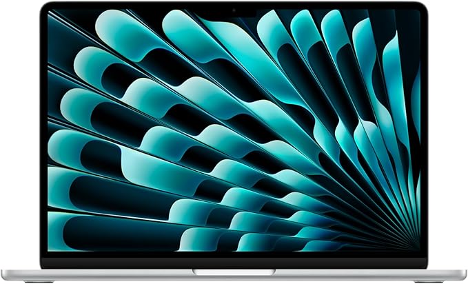 Apple 2025 MacBook Air 13-inch Laptop with M4 chip: Built for Apple Intelligence, 13.6-inch Liquid Retina Display, 16GB Unified Memory, 512GB SSD Storage, 12MP Center Stage Camera, Touch ID; Silver