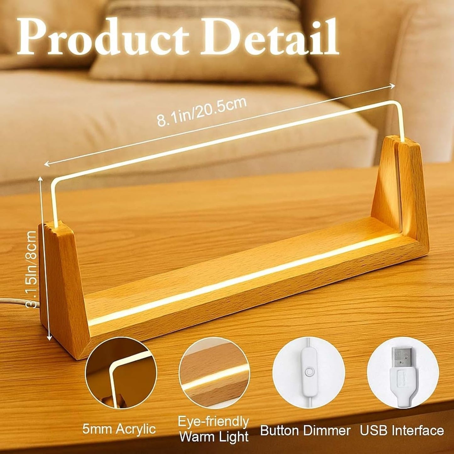 Desk Name Plate Personalized Custom Light Up Office Name Plate Customized Acrylic Name Plates for Desks Personalized Gifts Office Decor for Boss Coworkers Teacher Employee Appreciation Gifts (Design2)