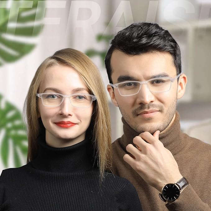 TERAISE Fashion Anti-blue light Reading Glasses Men Women Computer Reader